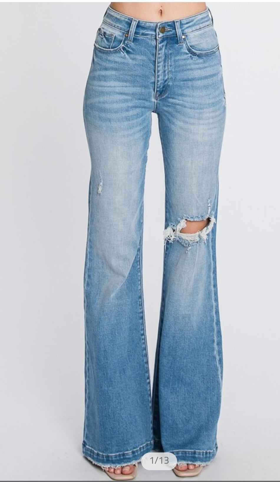 High Rise 70's Flare Jean