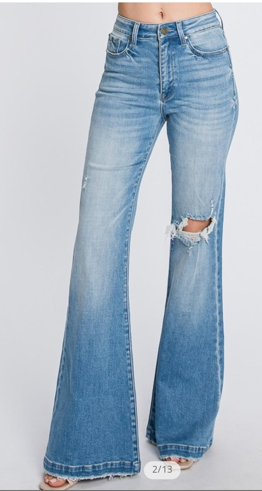 High Rise 70's Flare Jean