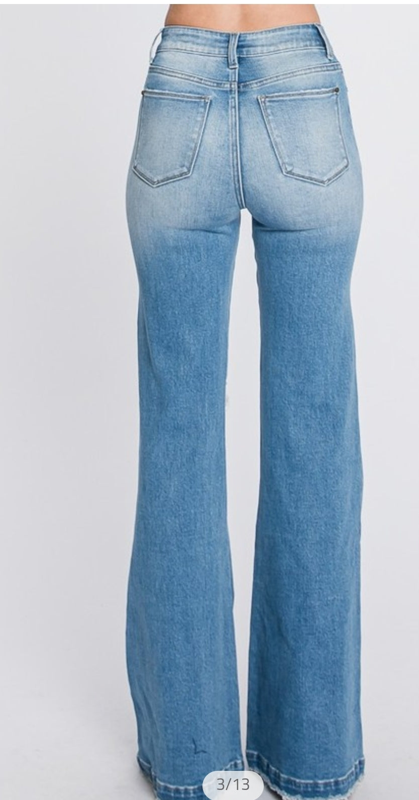 High Rise 70's Flare Jean