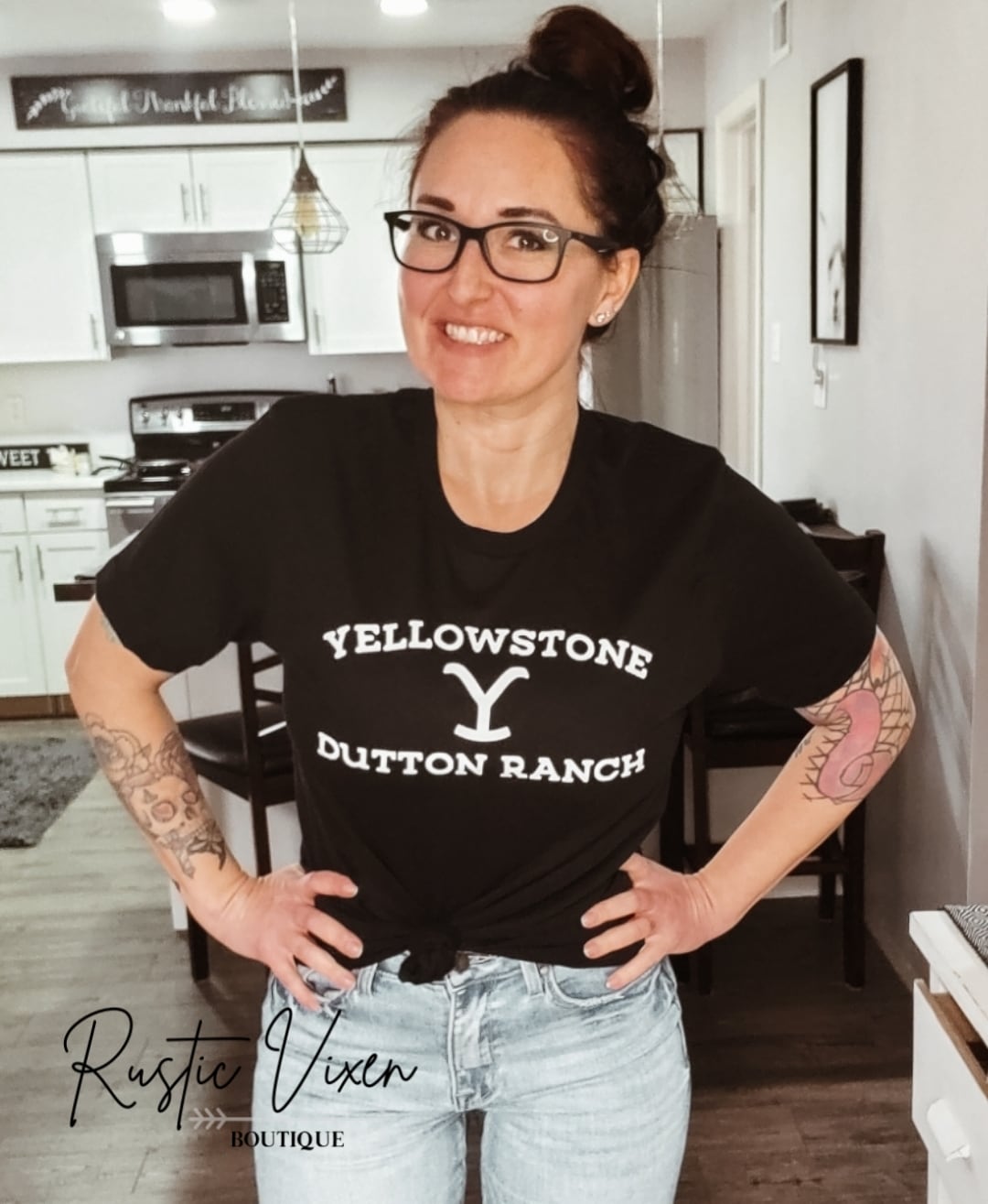 Black Unisex Yellowstone Dutton Ranch Tee