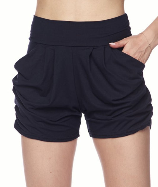 Soft Brushed Harem Shorts