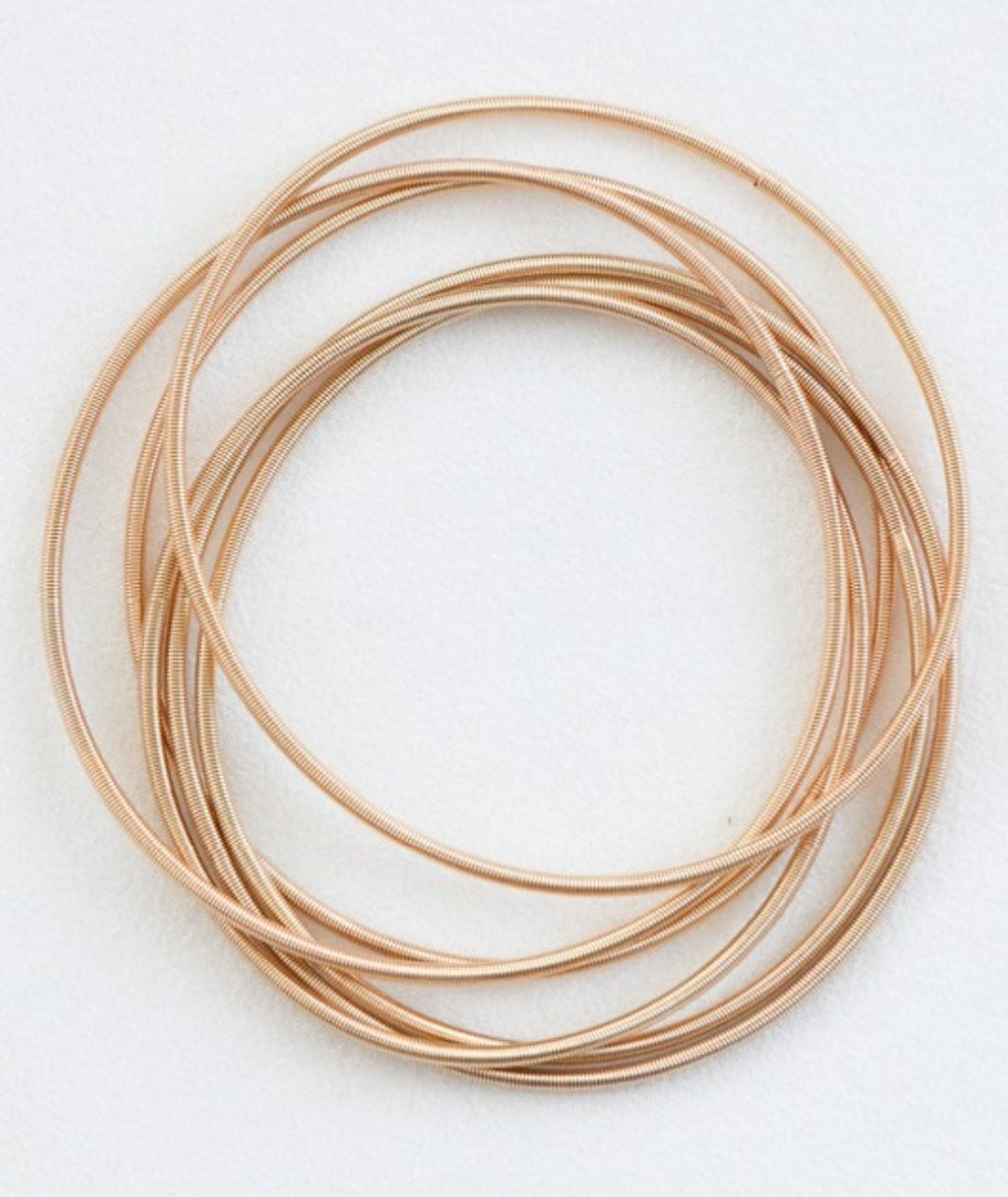 Stretchy Layered Guitar String Bracelet Set