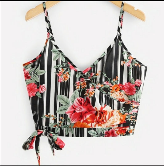 Floral Crop Top  Cami