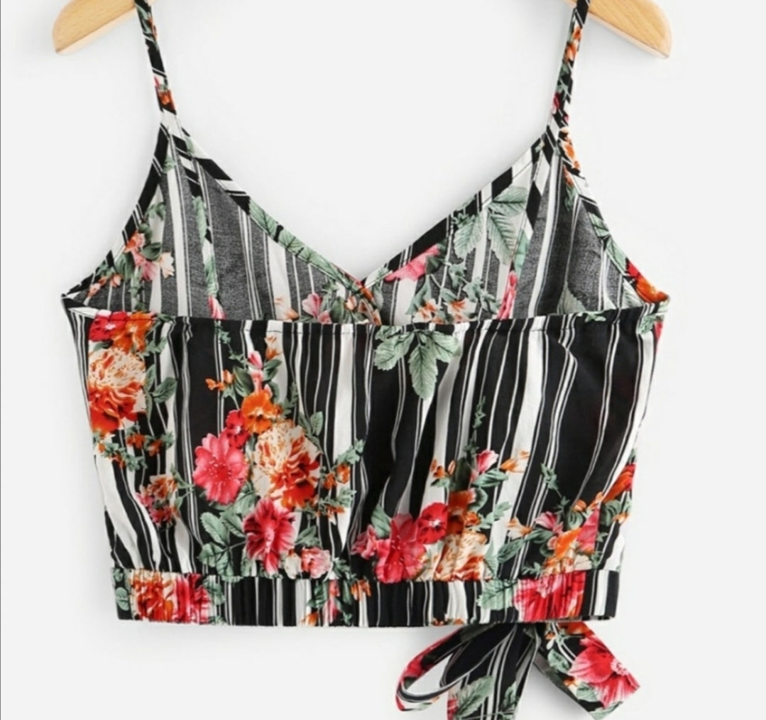 Floral Crop Top  Cami